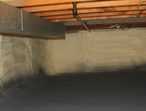 crawl space spray insulation for Rhode Island